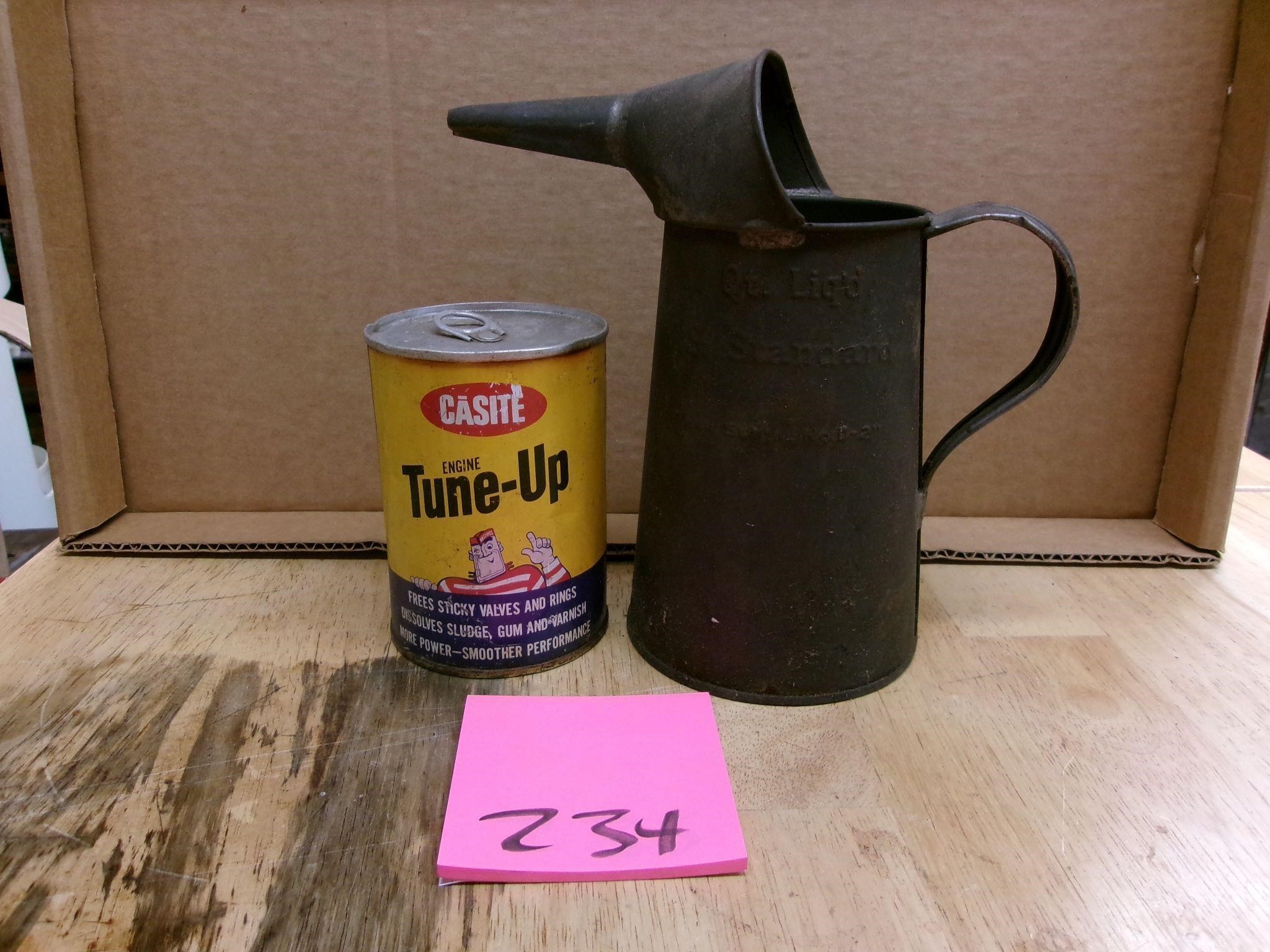 Vintage Casite tune up and oil can lot