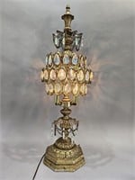 Chandelier Hollywood Regency Table Lamp