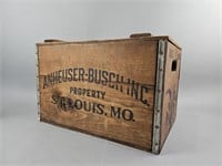 Anheuser-Busch Advertising Crate