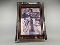 Mirror Framed Vintage 40"×28" Print