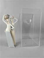 Lladro Figurines with Display Case