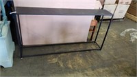 Metal Console Table 55" x 10" x 28'