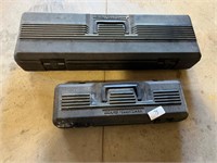 2 SEARS/ CRAFTSMAN PLASTIC CARRYING CASES