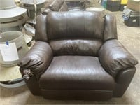 Pleather Reclining Chair With Tags
