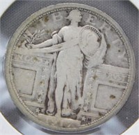 1917-S Standing Liberty Silver Quarter.
