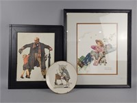Vintage Norman Rockwell Collectibles Lot