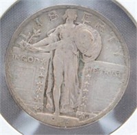1924-D Standing Liberty Silver Quarter.