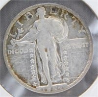 1924-S Standing Liberty Silver Quarter.