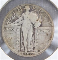 1926-S Standing Liberty Silver Quarter.