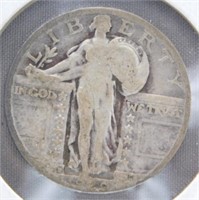 1929-D Standing Liberty Silver Quarter.