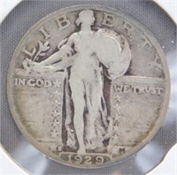 1929-S Standing Liberty Silver Quarter.