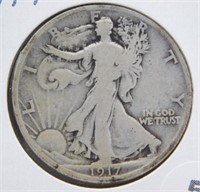 1917 Standing Liberty Half Dollar.