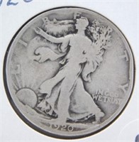 1920 Standing Liberty Half Dollar.