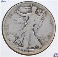 1920-D Standing Liberty Half Dollar.