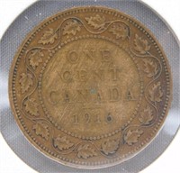1916 Canadian 1 Cent.