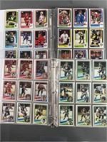 84-85, 86/87 Hockey Cards in Binder