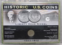 1907 Liberty Head V Nickel with Cert.