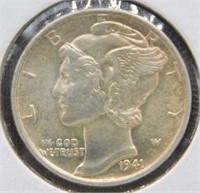 1941 Mercury Head Silver Dime.