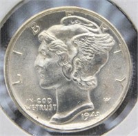 1943-S Mercury Head Silver Dime.