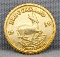 1978 Miniature of Gold Krugerrand.