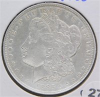 1885-O Morgan Silver Dollar.