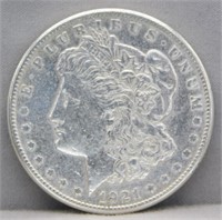 1921-S Morgan Silver Dollar.
