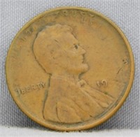 1938-P "Freak" Double Strike Penny, V.G.
