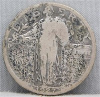 1927 Quarter Dollar.