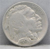 1937-D Buffalo Nickel.