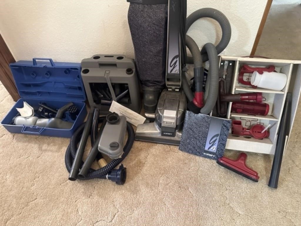 Kirby Vacuum W/Complete Attachment Set