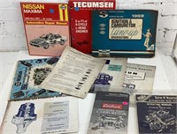 Lot of Vintage automotive manuals
