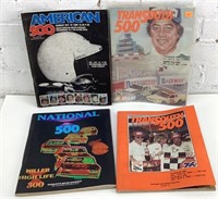 (4) 1980s NASCAR racing programs