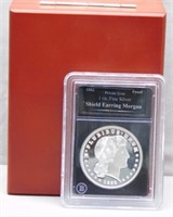 1882 Shield Earring Morgan 1 oz. Silver Private