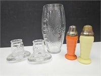 Vintage Shakers, Shot Glasses & Coors Light Glass
