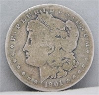1901-S Morgan Silver Dollar.