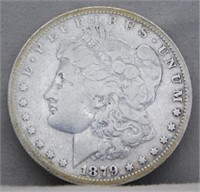 1879-O Morgan Silver Dollar.