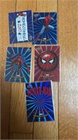 5 Cards Upper Deck Lot of Spiderman
