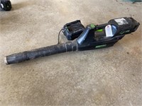 GREEN WORKS GB500 BLOWER W/BATTERY AND CHARGER