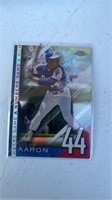 Topps Chrome Hank Aaron #44 A Numbers Game