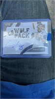 Immaculate Collection Carson Strong Go Wolf Pack P