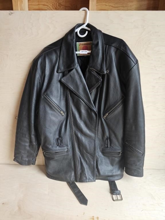 SANMARU 3XL Leather Motorcycle Jacket