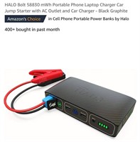 HALO Bolt 58830 mWh Portable Phone Laptop Charger