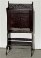 Antique Pressed & Carved Traveling Preacher's Desk