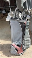 Used golf clubs and bag 13 clubs some Xv brand