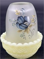 Mosser Hp Blue Floral Custard Fairy Lamp Uv