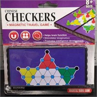 Chinese checkers magnetic travel game