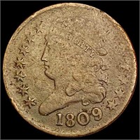 1809 Classic Head Half Cent NICELY CIRCULATED