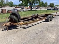 24ft trailer frame with 3spare tires