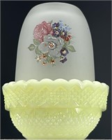 Mosser Custard Hp Floral Fairy Lamp Uv Reactive