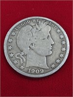 1909 Half Dollar Coin